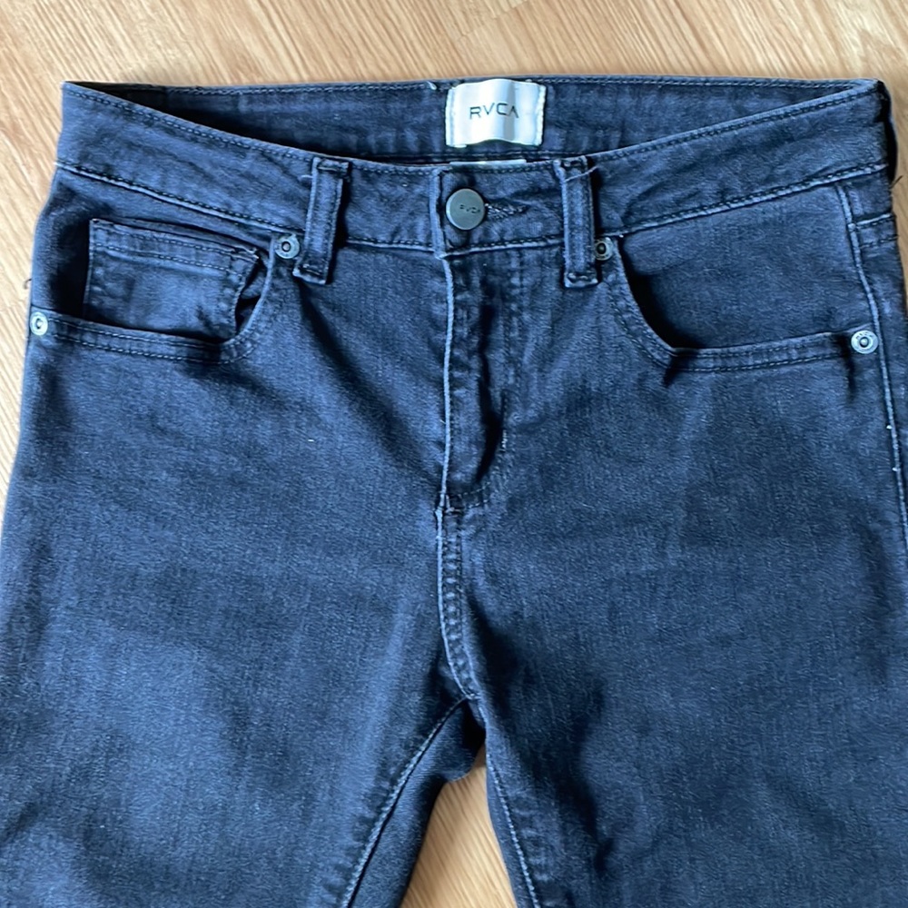 RVCA womens black jeans size 27